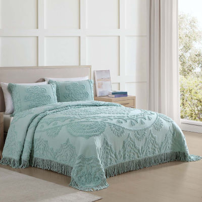 Beatrice Home Fashions Lotus Chenille Bedspread