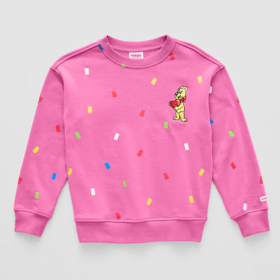 JCPenney x HARIBO Little & Big Girls Crew Neck Long Sleeve Pullover Sweater