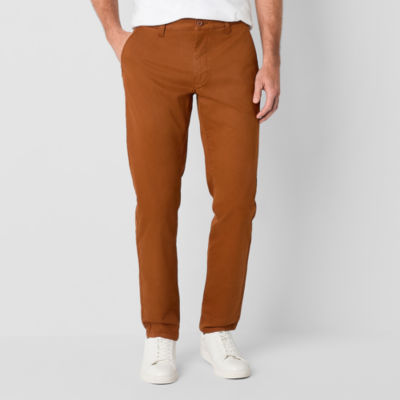 mutual weave Standard Chino Mens Slim Fit Flat Front Pant