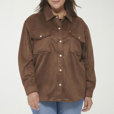 Levi's Midweight Womens Plus Shirt Jacket