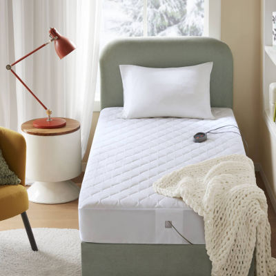 Beautyrest™ Cotton Blend Heated Electric Mattress Pad-5 Heat Settings 10hr Auto off