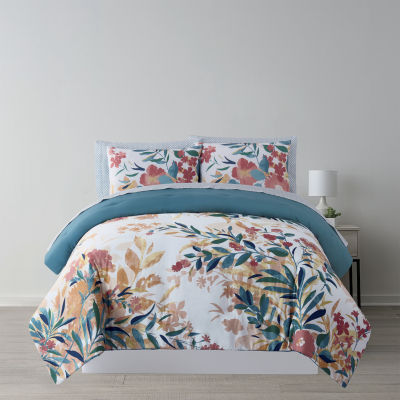 Home Expressions Raelynn Reversible Complete Bedding Set with Sheets
