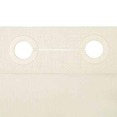 Awesome Home™ No Hook Waffle Snap-In Liner Shower Curtain
