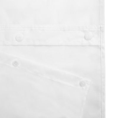 Awesome Home™ No Hook Stripe Snap-In Liner Shower Curtain