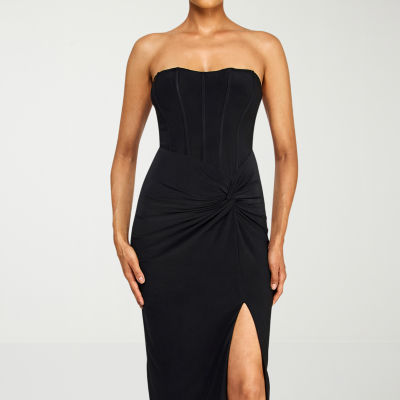 Premier Amour Womens Midi Sweetheart Neck Sleeveless Sheath Dress