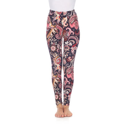 White Mark Womens Mid Rise 26" Full Length Leggings