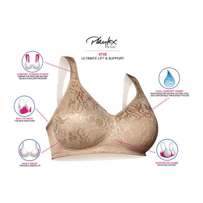 Playtex 18 Hour Ultimate Lift & Support Wireless Full Coverage Bra 4745