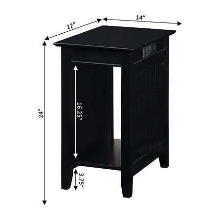 Edison Living Room Collection, One Size, Black