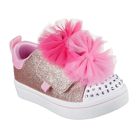 Skechers Girls Twi-Lites 2.0 Sneakers, 7 Medium, Pink