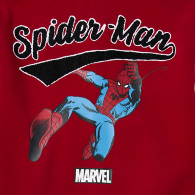 Disney Collection Little & Big Boys Spiderman Lightweight Bomber Jacket