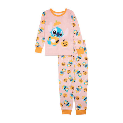 Disney Collection Little & Big Girls 2-pc. Halloween Stitch Pajama Set