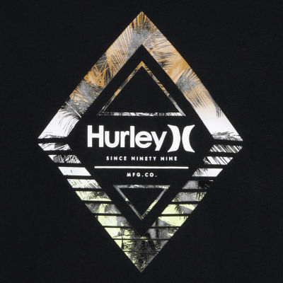 Hurley Big Boys Crew Neck Short Sleeve Graphic T-Shirt