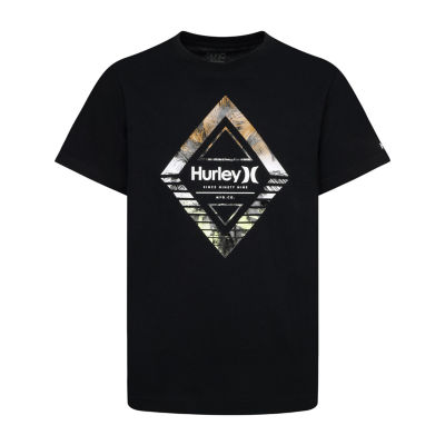 Hurley Big Boys Crew Neck Short Sleeve Graphic T-Shirt