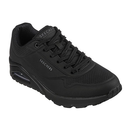 Skechers Uno Stand On Air Mens Sneakers, 9 Medium, Black