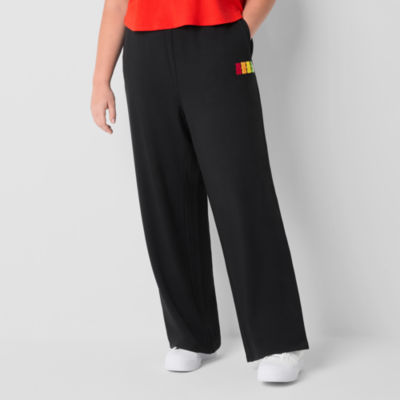 JCPenney x HARIBO Womens Juniors Plus High Rise Straight Pull-On Pants