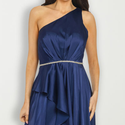 Premier Amour One Shoulder Sleeveless Evening Gown