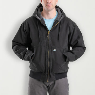 Berne Flex180 Big and Tall Mens Hooded Heavyweight Work Jacket