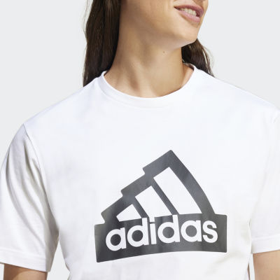 adidas Mens Crew Neck Short Sleeve Graphic T-Shirt