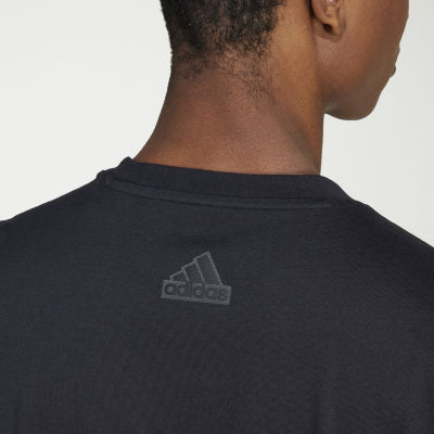 adidas Mens Crew Neck Short Sleeve Graphic T-Shirt