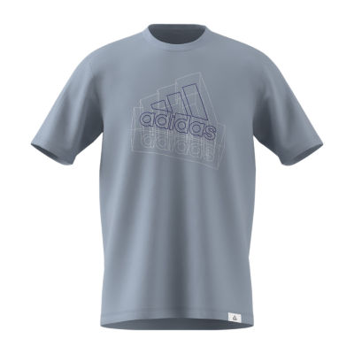 adidas Mens Crew Neck Short Sleeve Graphic T-Shirt