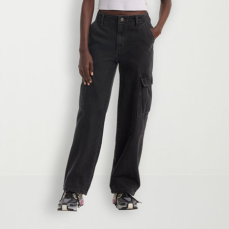 Levi's Women's Mid Rise '94 Baggy Jeans, 31, Black
