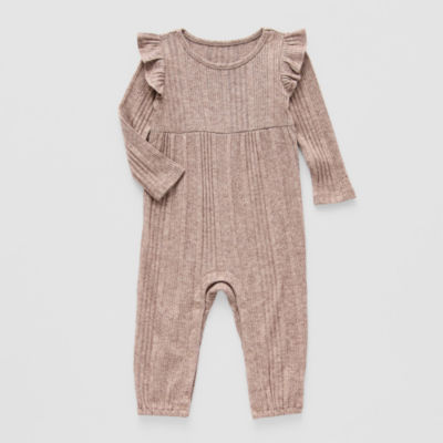 Okie Dokie Baby Girls Long Sleeve Jumpsuit