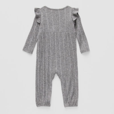 Okie Dokie Baby Girls Long Sleeve Jumpsuit