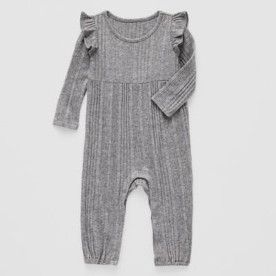 Okie Dokie Baby Girls Long Sleeve Jumpsuit