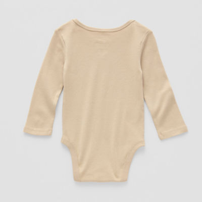 Okie Dokie Baby Unisex Round Neck Long Sleeve Bodysuit