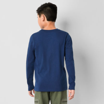 Thereabouts Little & Big Boys Crew Neck Long Sleeve T-Shirt