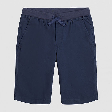 IZOD Little & Big Boys Stretch Fabric Adjustable Waist Hybrid Short, X-large (18-20), Blue