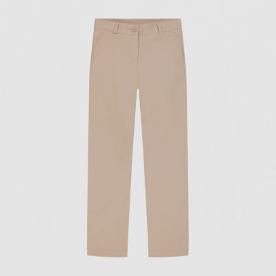 IZOD Little & Big Kid Girls Wide Leg Regular Fit Flat Front Pant