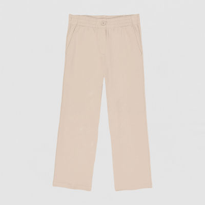IZOD Little & Big Girls Wide Leg Flat Front Pant