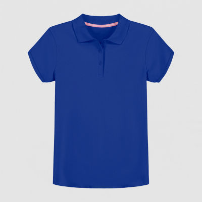 IZOD Little & Big Girls Short Sleeve Polo Shirt