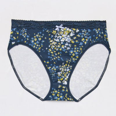 Ambrielle Cotton High Cut Panty