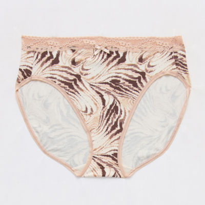 Ambrielle Cotton High Cut Panty