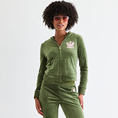 Juicy By Juicy Couture Lightweight Womens Juniors Casual Track Jacket
