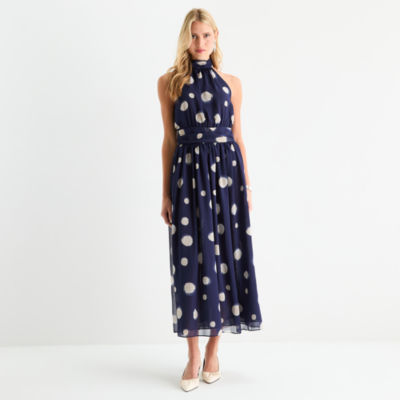 Worthington Womens Sleeveless Maxi Dress