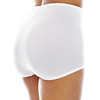 Bali Women's Skimp Skamp Cool Cotton Brief 3-Pack White 