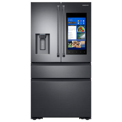 Samsung 22 cu. ft. Capacity Counter Depth 4-Door French Door Refrigerator with Family Hub™