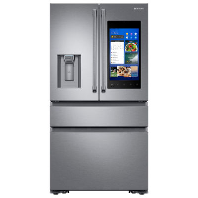 Samsung 22 cu. ft. Capacity Counter Depth 4-Door French Door Refrigerator with Family Hub™