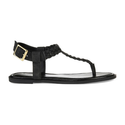 Journee Collection Womens Genevive Ankle Strap Flat Sandals