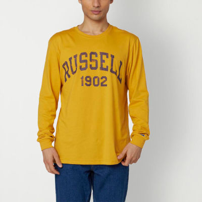 Russell Athletics Mens Long Sleeve Graphic T-Shirt