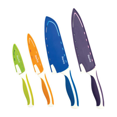 Starfrit Integrated Sharpening Sheaths 8-pc. Knife Set