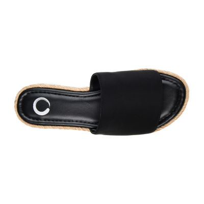 Journee Collection Womens Rosey Slide Sandals