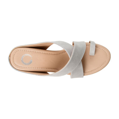 Journee Collection Womens Rayna Wedge Sandals