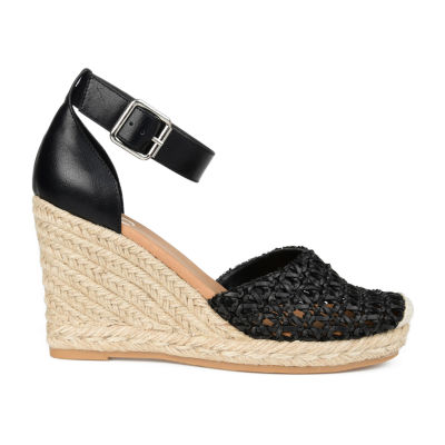 Journee Collection Womens Sierra Round Wedge Heel Pumps