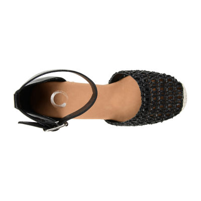 Journee Collection Womens Sierra Round Wedge Heel Pumps