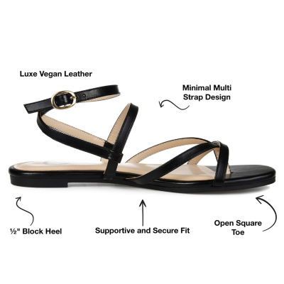 Journee Collection Womens Serissa Flat Sandals