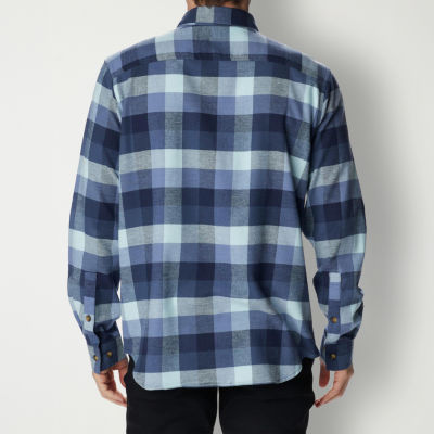 Columbia Cornell Woods™ Mens Long Sleeve Regular Fit Stretch Fabric Button-Down Shirt